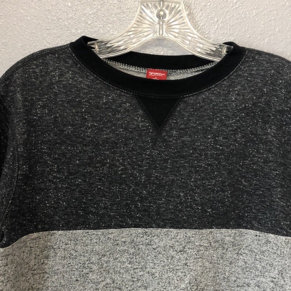 Arizonia Jean sweatshirt Boys L Large 14/16 two tone gray long sleeve pullover - Picture 4 of 7